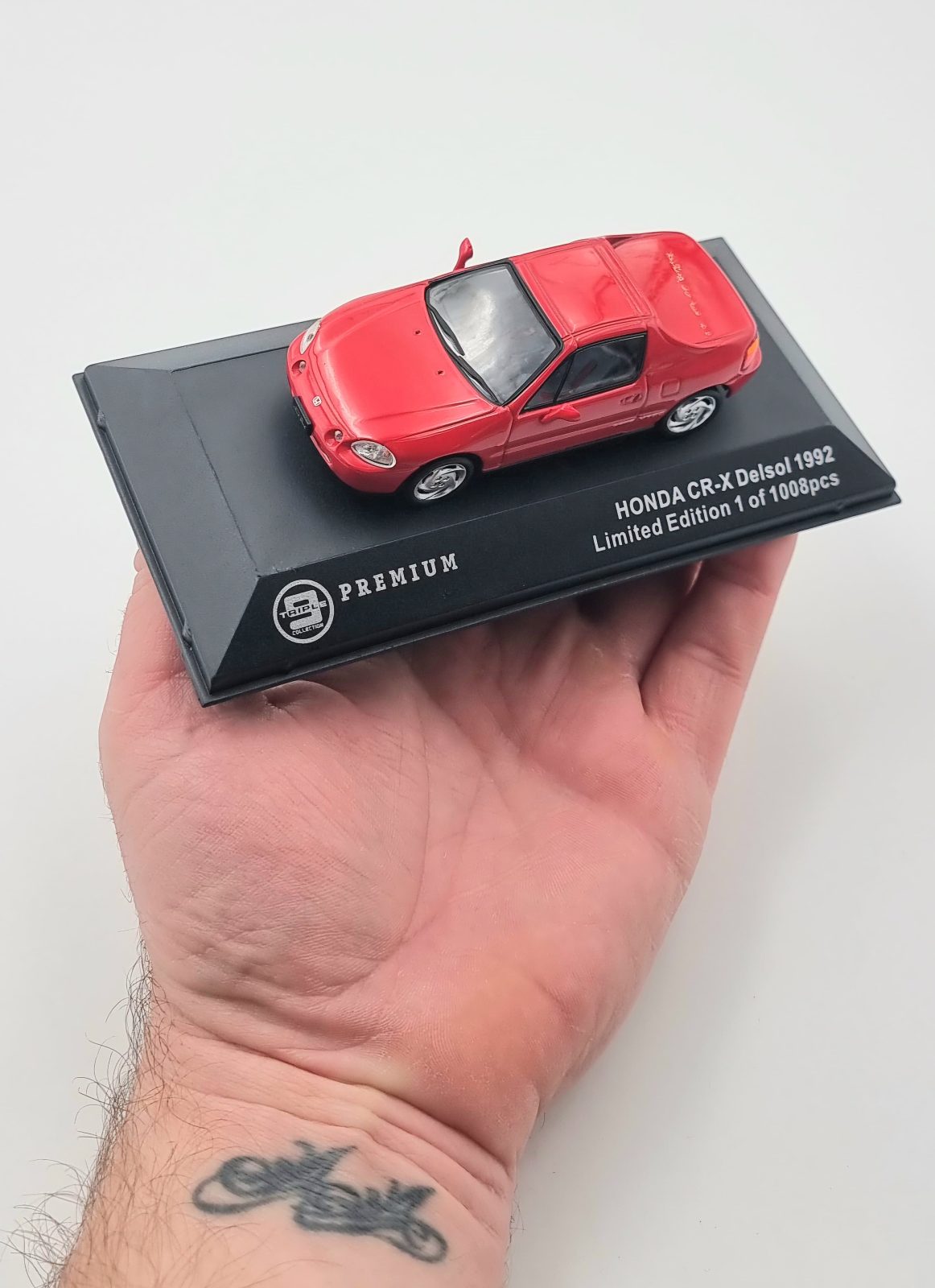 Machetă Honda CR-X Del Sol 1:43 Triple 9 2 Machetă Honda CR-X