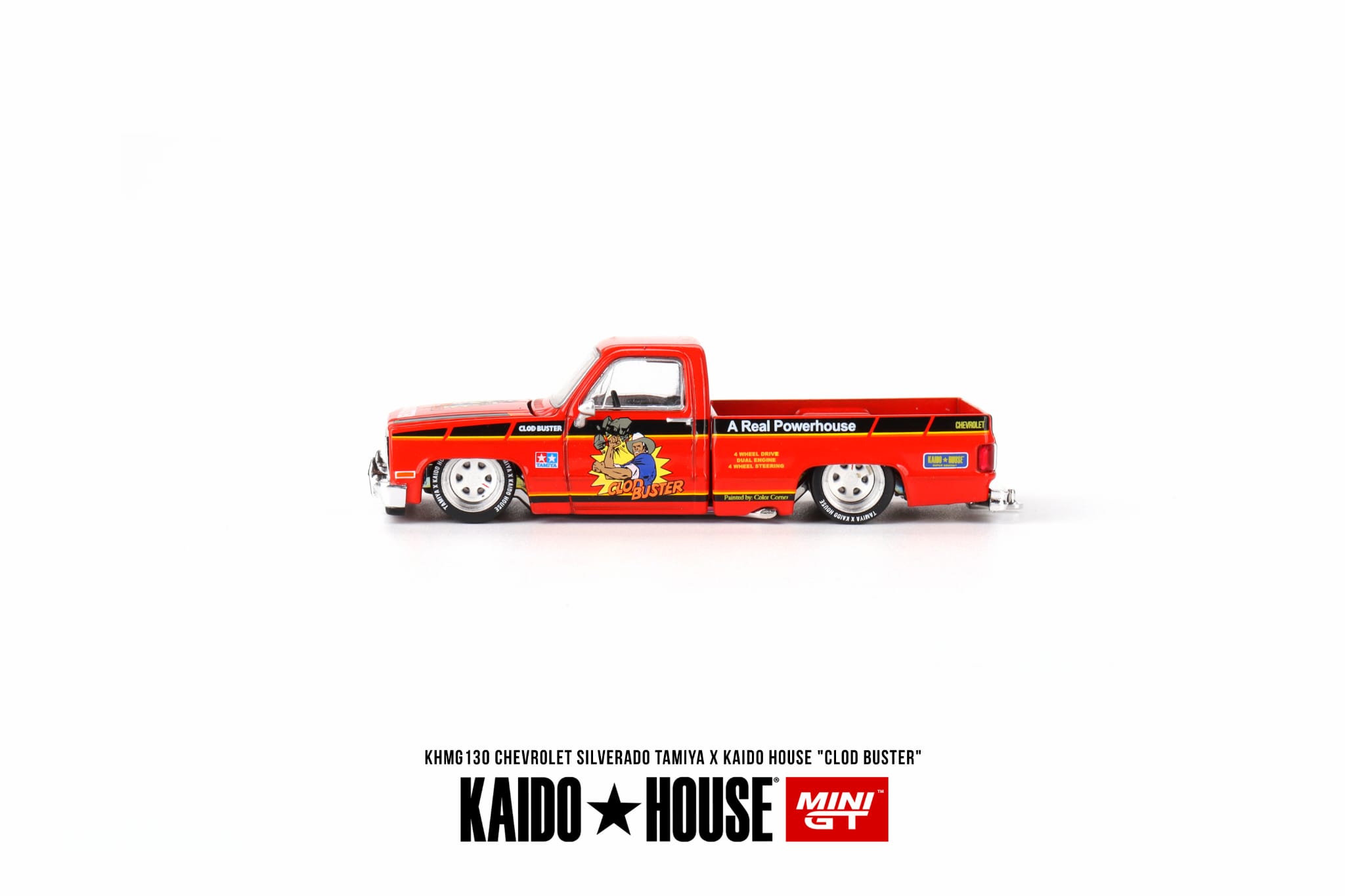 Machetă Chevrolet Silverado Mini GT Tamiya x Kaido House 3 Machetă Chevrolet Silverado Mini GT Tamiya x Kaido House - imagine 3