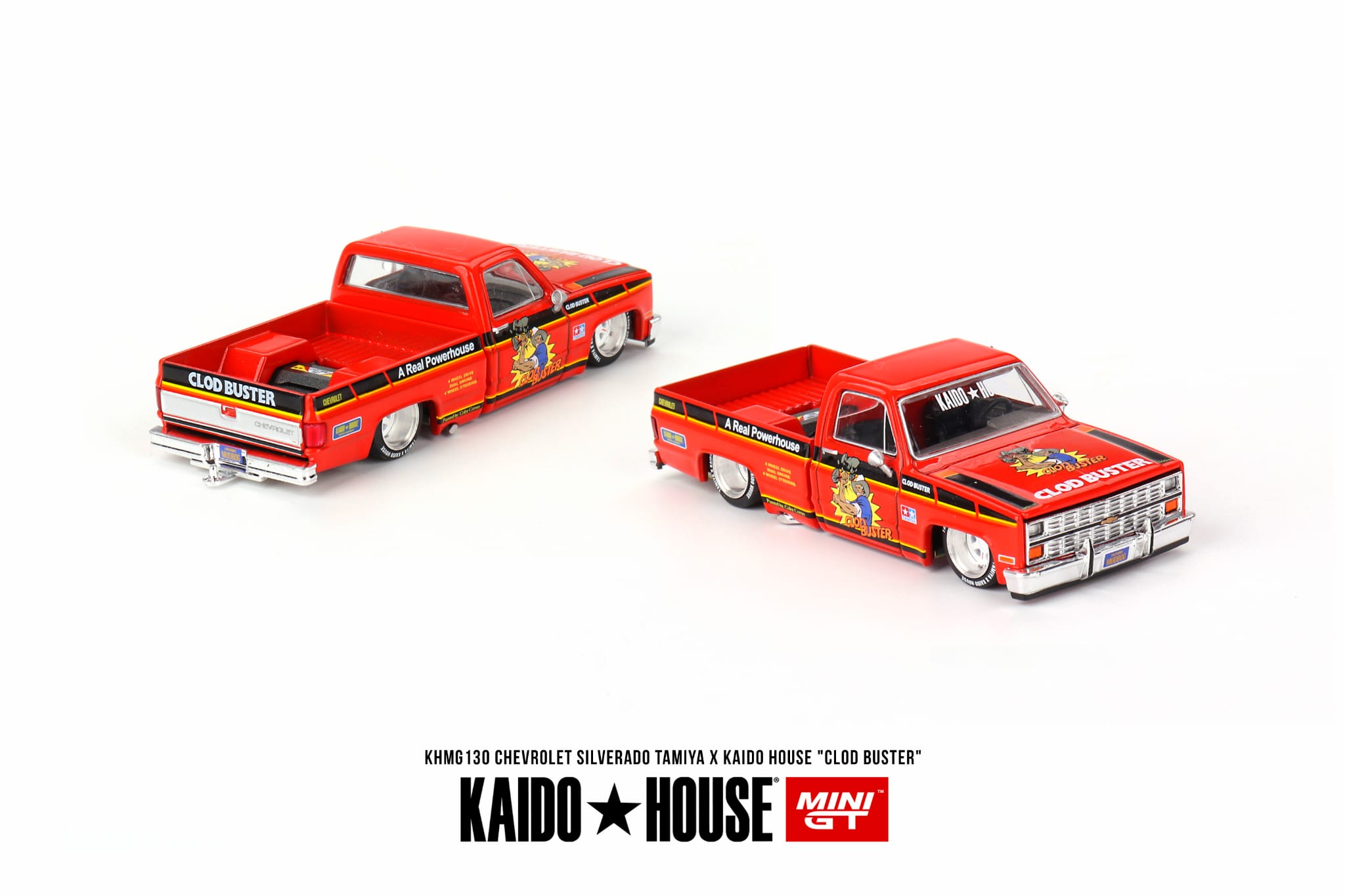Machetă Chevrolet Silverado Mini GT Tamiya x Kaido House 4 Machetă Chevrolet Silverado Mini GT Tamiya x Kaido House - imagine 4