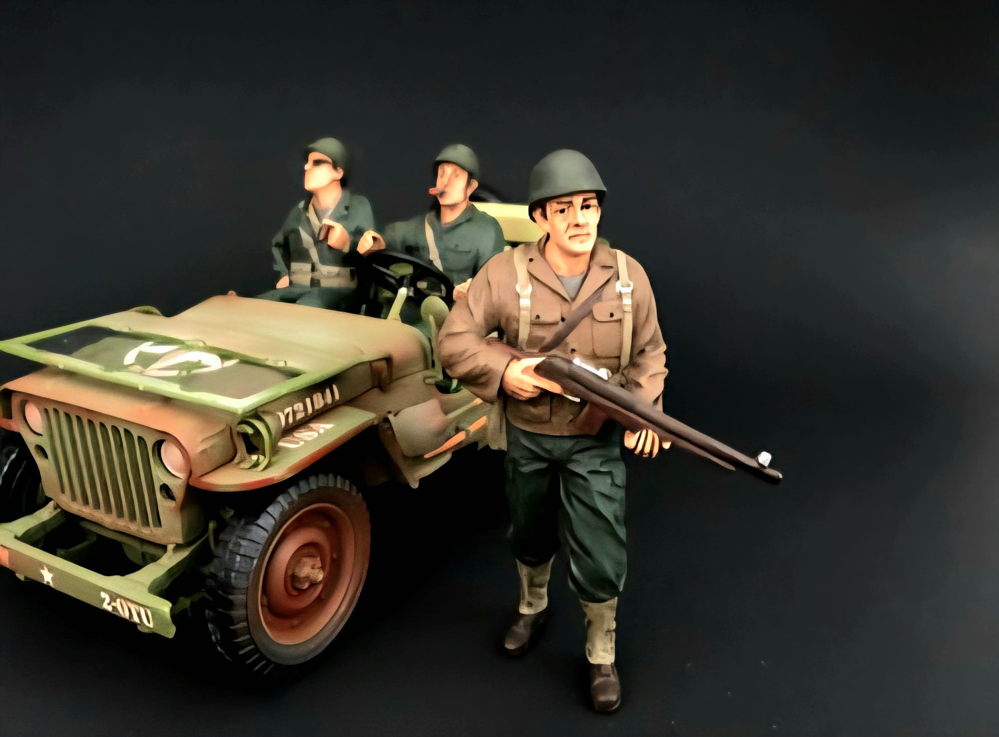 Figurină Soldat WW2 American Diorama 2 Figurină Soldat WW2 American Diorama - imagine 2
