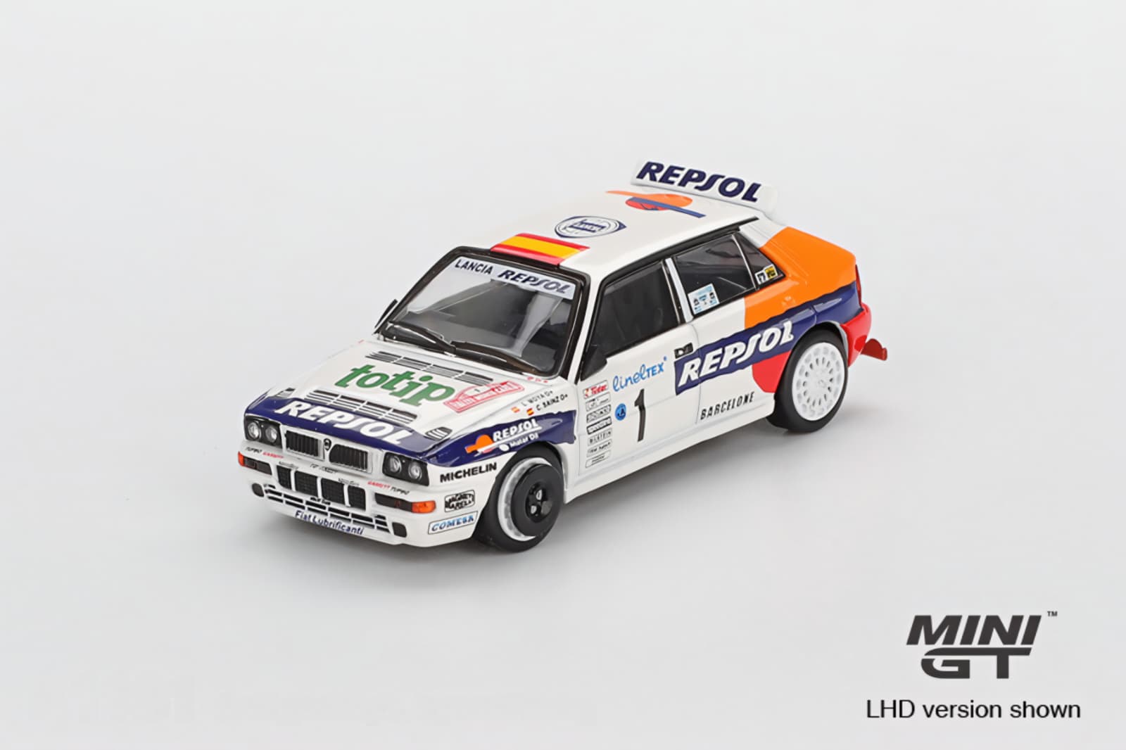 Machetă Lancia Delta Integrale Evoluzione #1 Rally Monte Carlo 1993 1:64 Mini Gt MGT01131 3 Lancia Delta Integrale Evoluzione 1