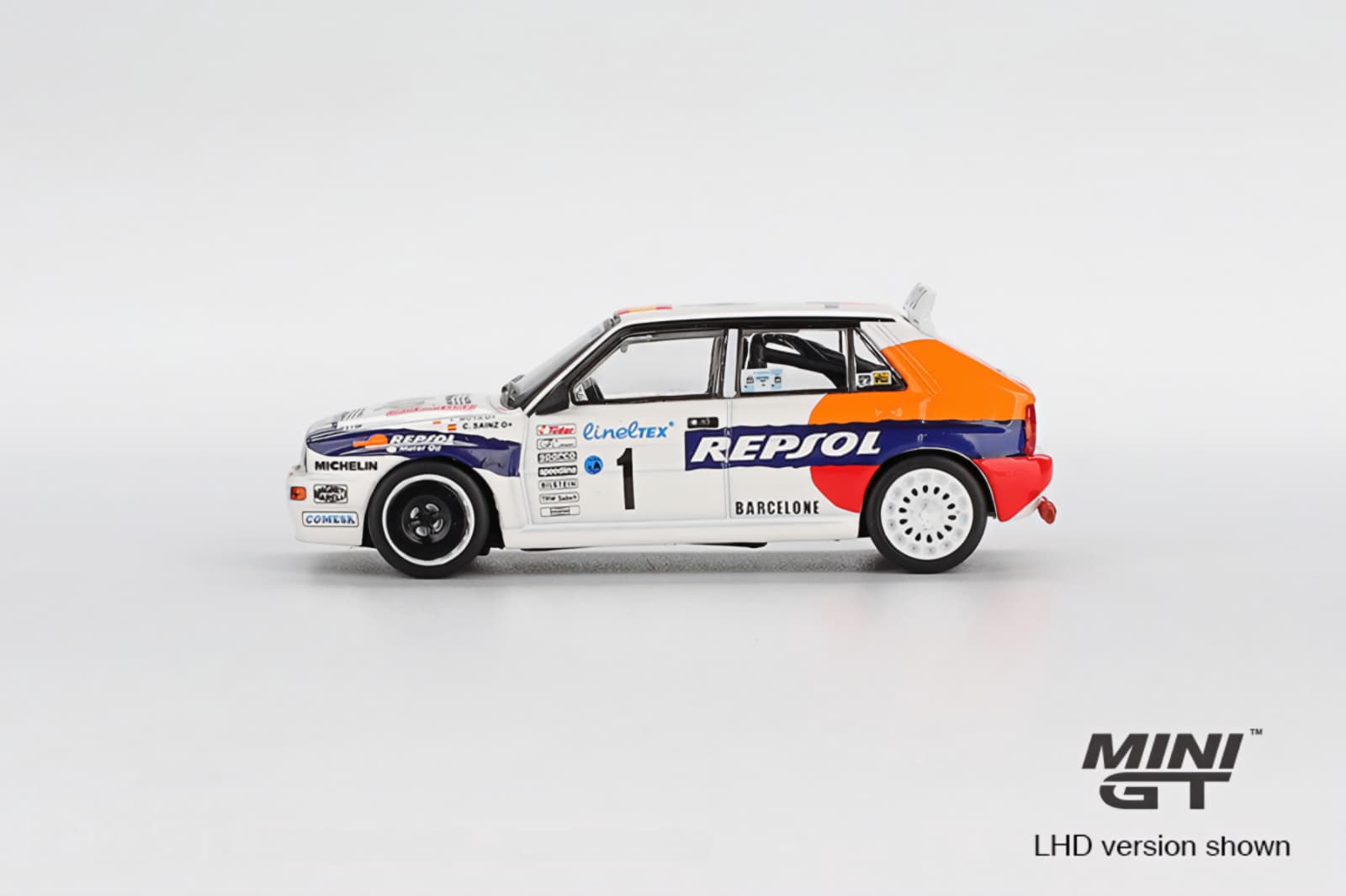 Machetă Lancia Delta Integrale Evoluzione #1 Rally Monte Carlo 1993 1:64 Mini Gt MGT01131 4 Machetă Lancia Delta Integrale Evoluzione #1 Rally Monte Carlo 1993 1:64 Mini Gt MGT01131 - imagine 4