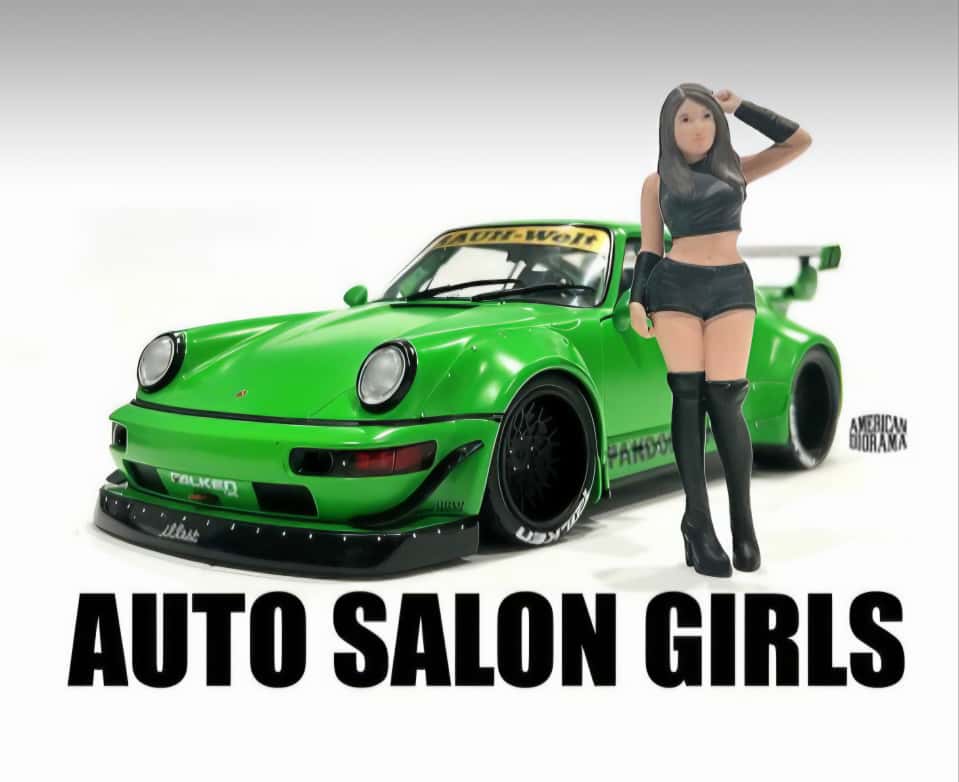 Figurina Auto Salon Girls #2 1:18 American Diorama 1 Figurina Auto Salon Girls #2 1:18 American Diorama