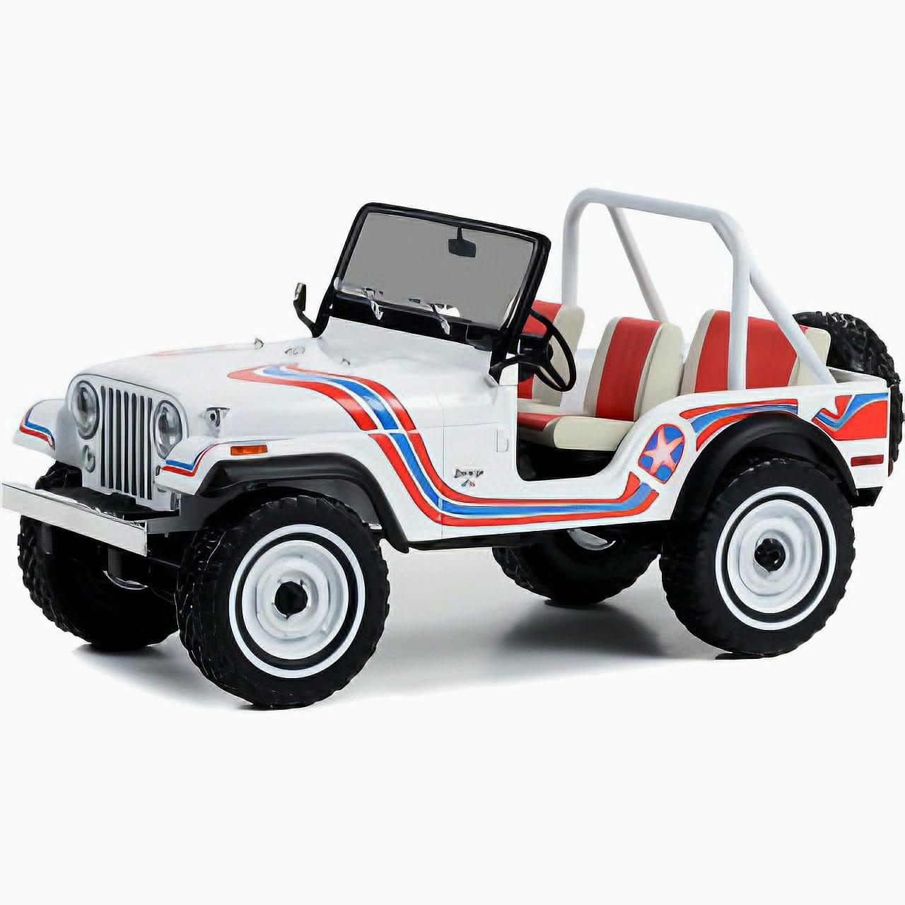 Machetă Jeep CJ-5 Super Jeep 1:18 Greenlight 3 Machetă Jeep CJ-5