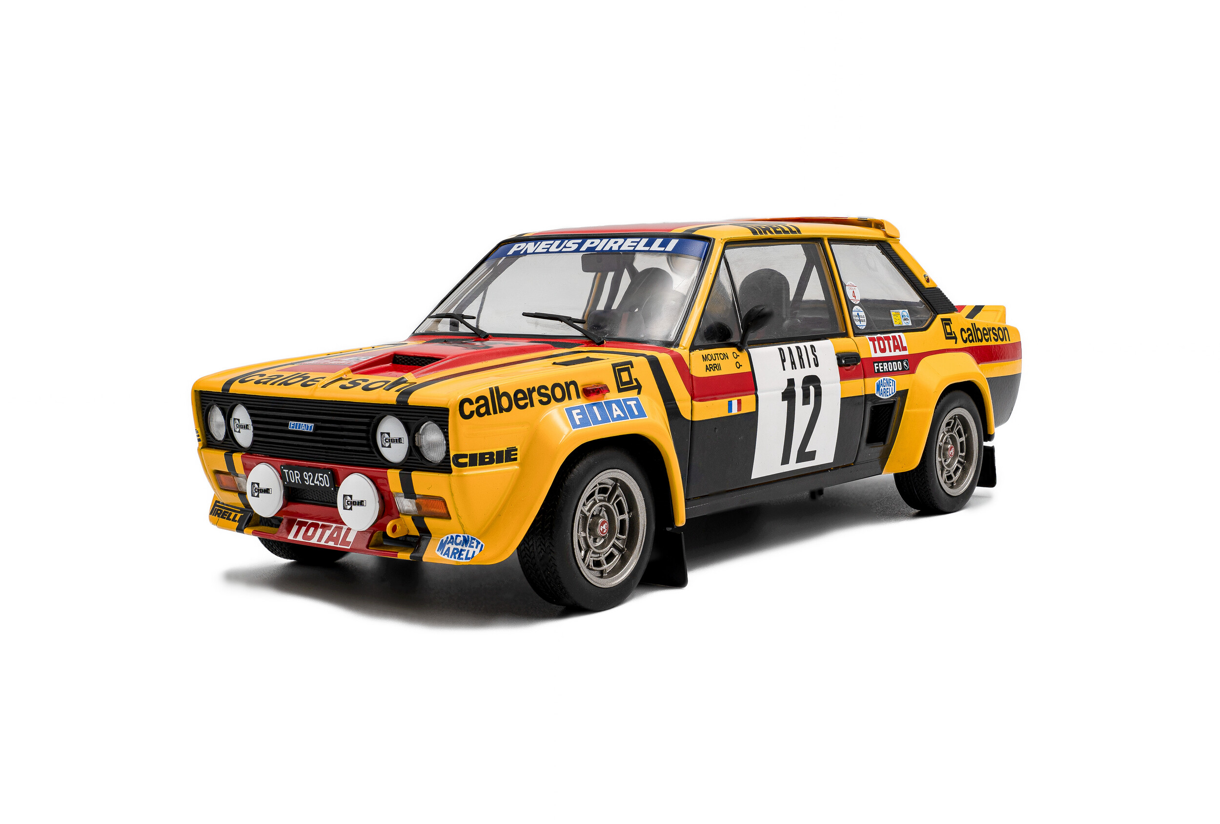 Macheta Fiat 131 Abarth Rallye de Monte-Carlo 1:18 Solido 1 fiat-131-abarth-rallye-de-monte-carlo-1980-01