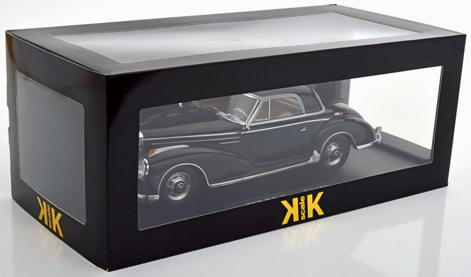 Macheta Mercedes-Benz 300S Coupe (W188) 1:18 KK Scale – Black 6 Macheta Mercedes-Benz 300S Coupe (W188) 1:18 KK Scale – Black - imagine 6