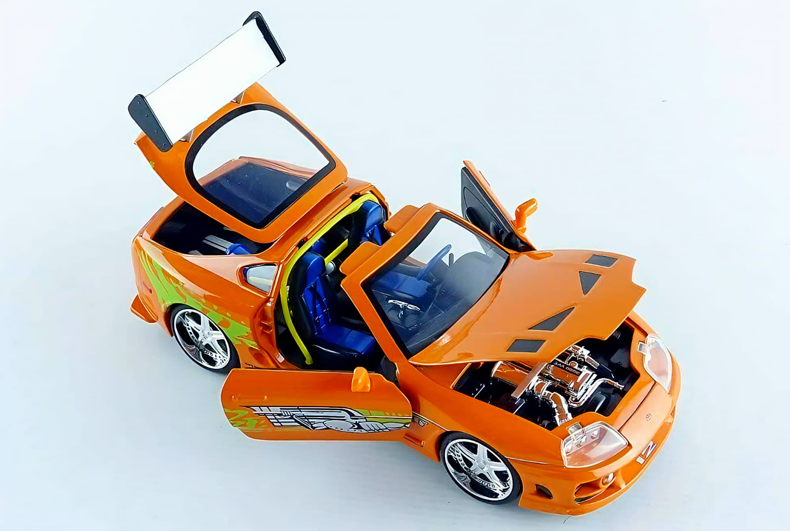Macheta Toyota Supra + Figurina „F&F Series” 1:24 Jada Toys 2 Macheta Toyota Supra + Figurina „F&F Series” 1:24 Jada Toys - imagine 2