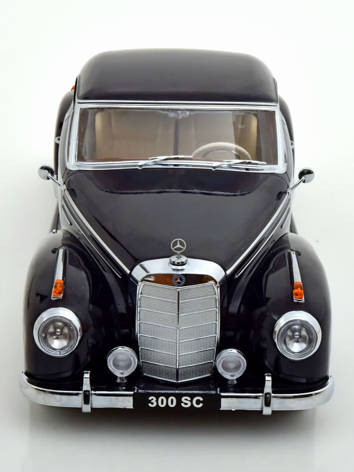 Macheta Mercedes-Benz 300S Coupe (W188) 1:18 KK Scale – Black 4 Macheta Mercedes-Benz 300S Coupe (W188) 1:18 KK Scale – Black - imagine 4