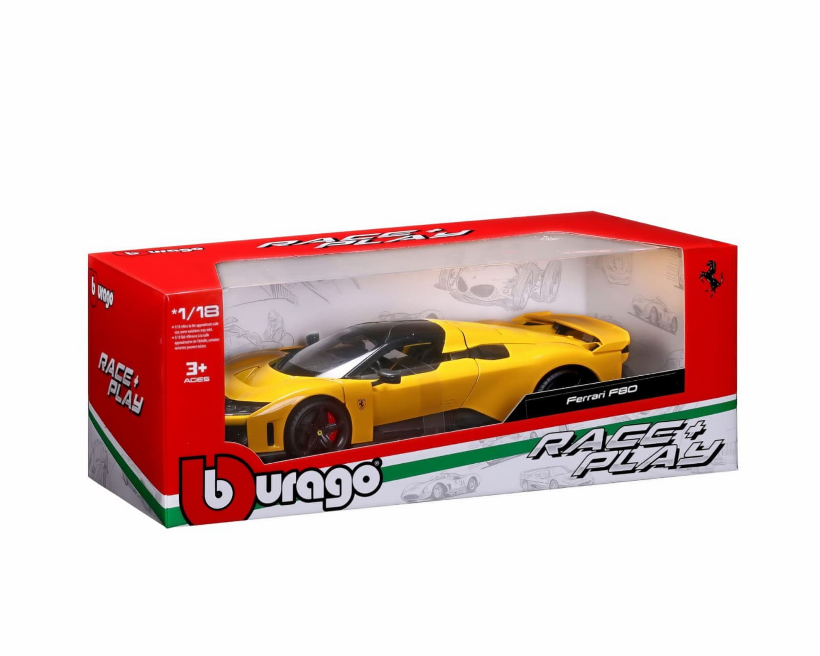 Macheta Ferrari F80 1:18 Burago 5 Macheta Ferrari F80 1:18 Burago - imagine 5