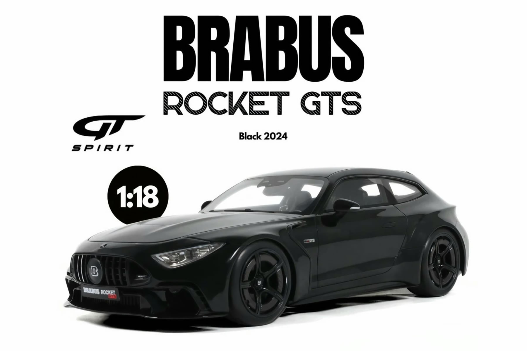 Macheta Mercedes-Benz Brabus Rocket GTS 1:18 GT Spirit 2 Mercedes-Benz Brabus Rocket GTS GT Spirit