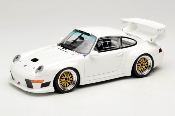 Macheta Porsche 911 (993) GT2 Evo Alb 1:18 GT Spirit