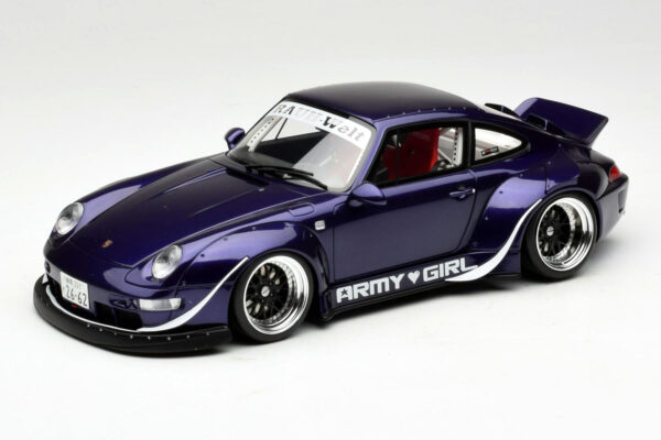 Macheta Porsche 911 RWB „Army Girl” Mov 1:18 GT Spirit