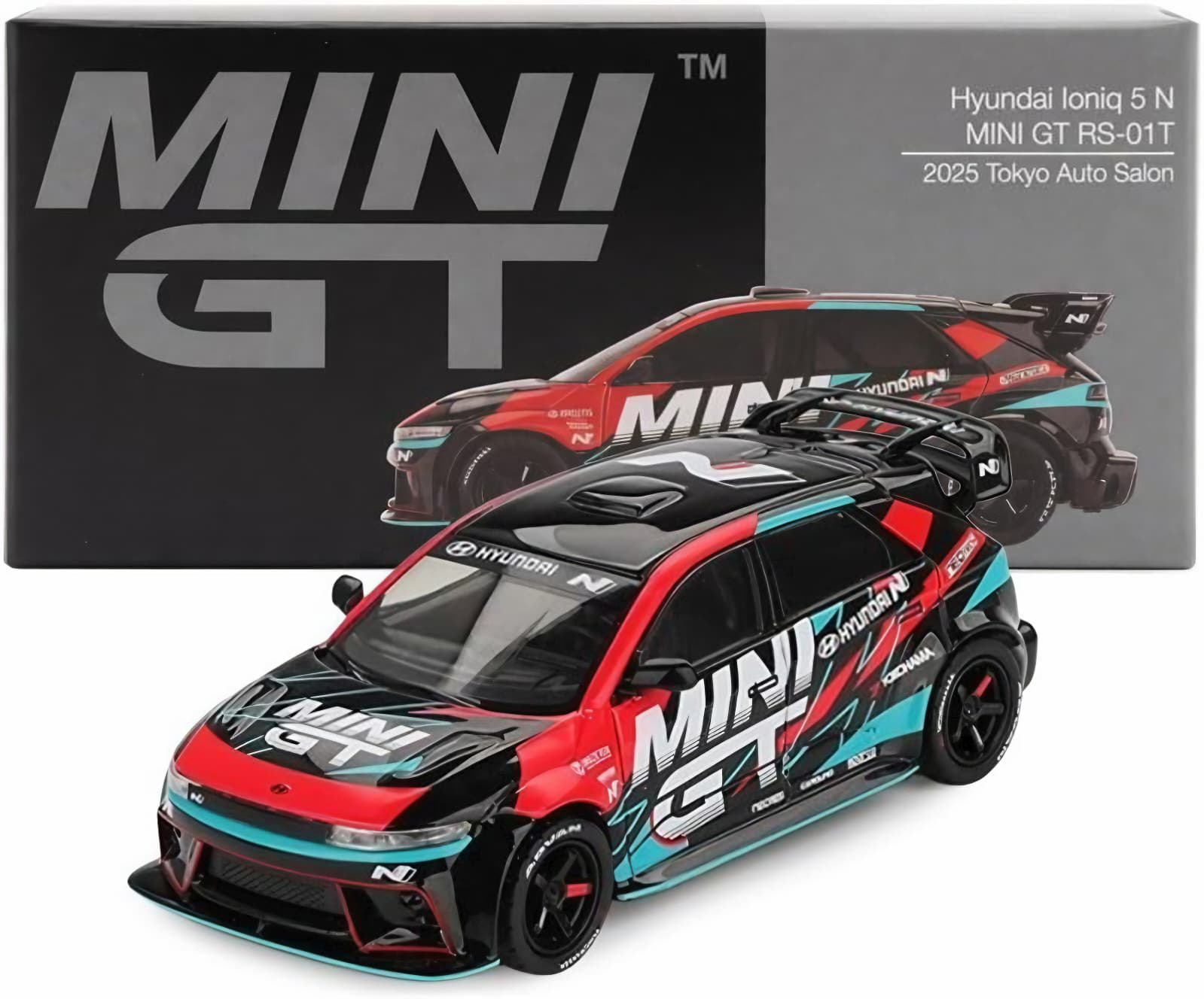 Macheta Hyundai IONIQ 5 N RS-01T Tokyo Auto Salon 2025 1:64 Mini GT 4 Macheta Hyundai IONIQ 5 N RS-01T Tokyo Auto Salon 2025 1:64 Mini GT - imagine 4
