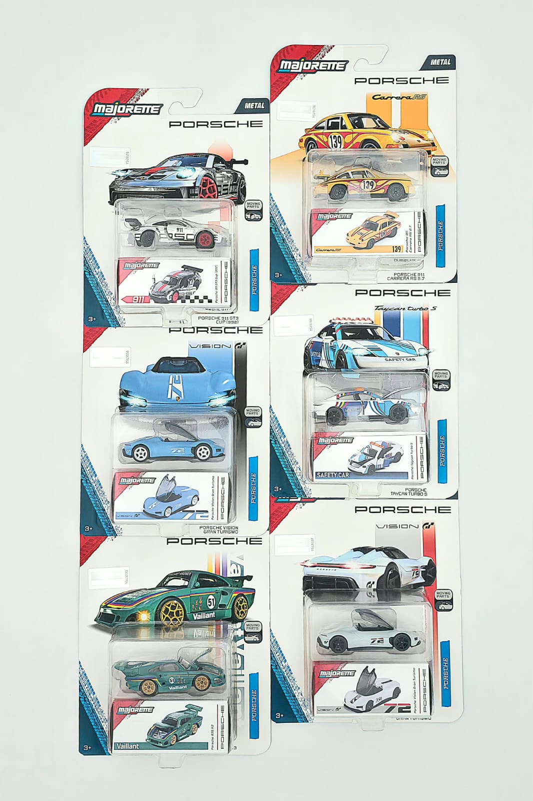Macheta Porsche Taycan Safety Car 1:64 Majorette Deluxe Edition Moving Parts 2 majorette porsche
