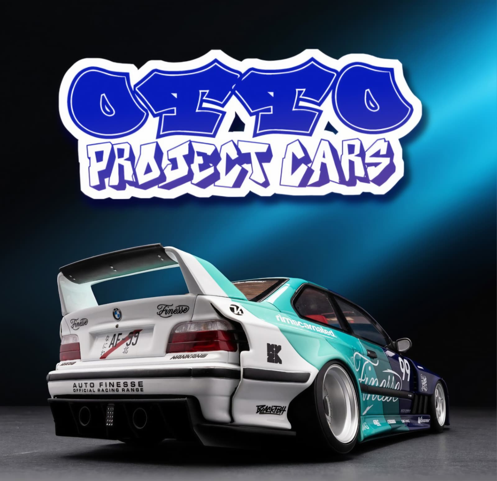 Macheta BMW E36 MY KYZA 1:18 Otto Models 1 BMW E36 MY KYZA
