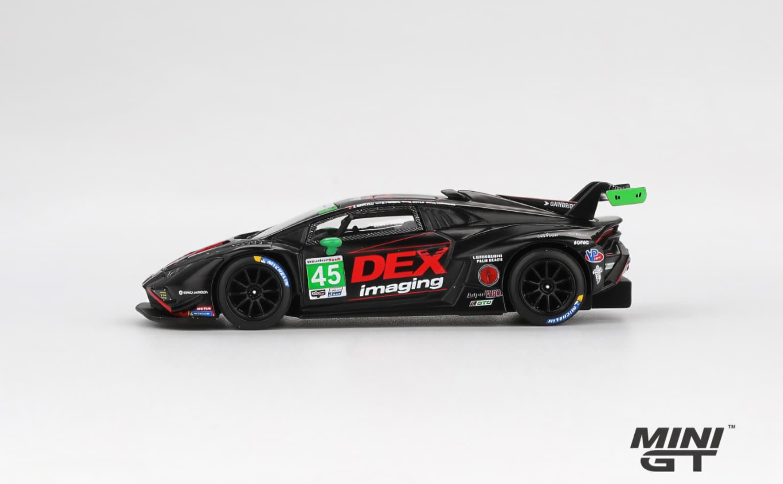 Macheta Lamborghini Huracán GT3 EVO2 #45 DEX Imaging 1:64 Mini GT (MGT01129) 2 Macheta Lamborghini Huracán GT3 EVO2 #45 DEX Imaging 1:64 Mini GT (MGT01129) - imagine 2