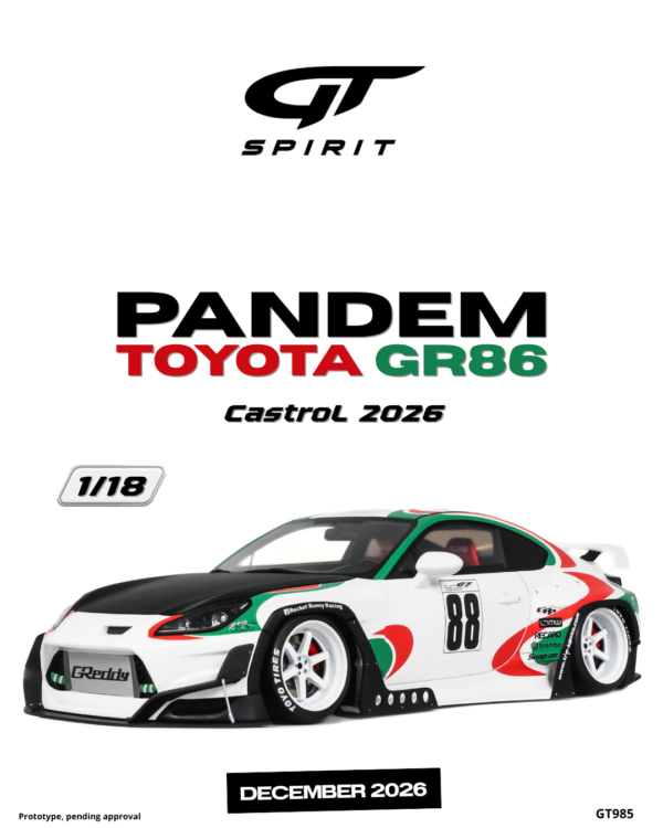 Pandem Toyota GR86 Castrol