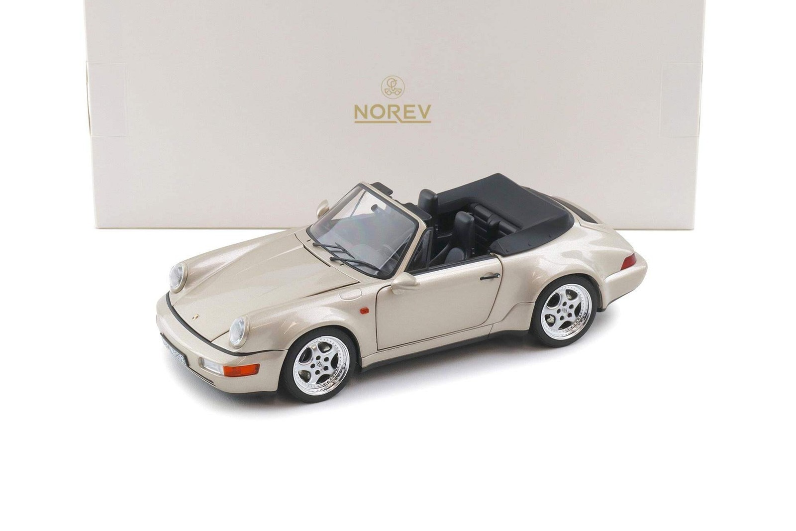 Macheta Porsche 911 Turbo Look Cabriolet 1:18 Norev 1 Porsche 911 Turbo Look 3