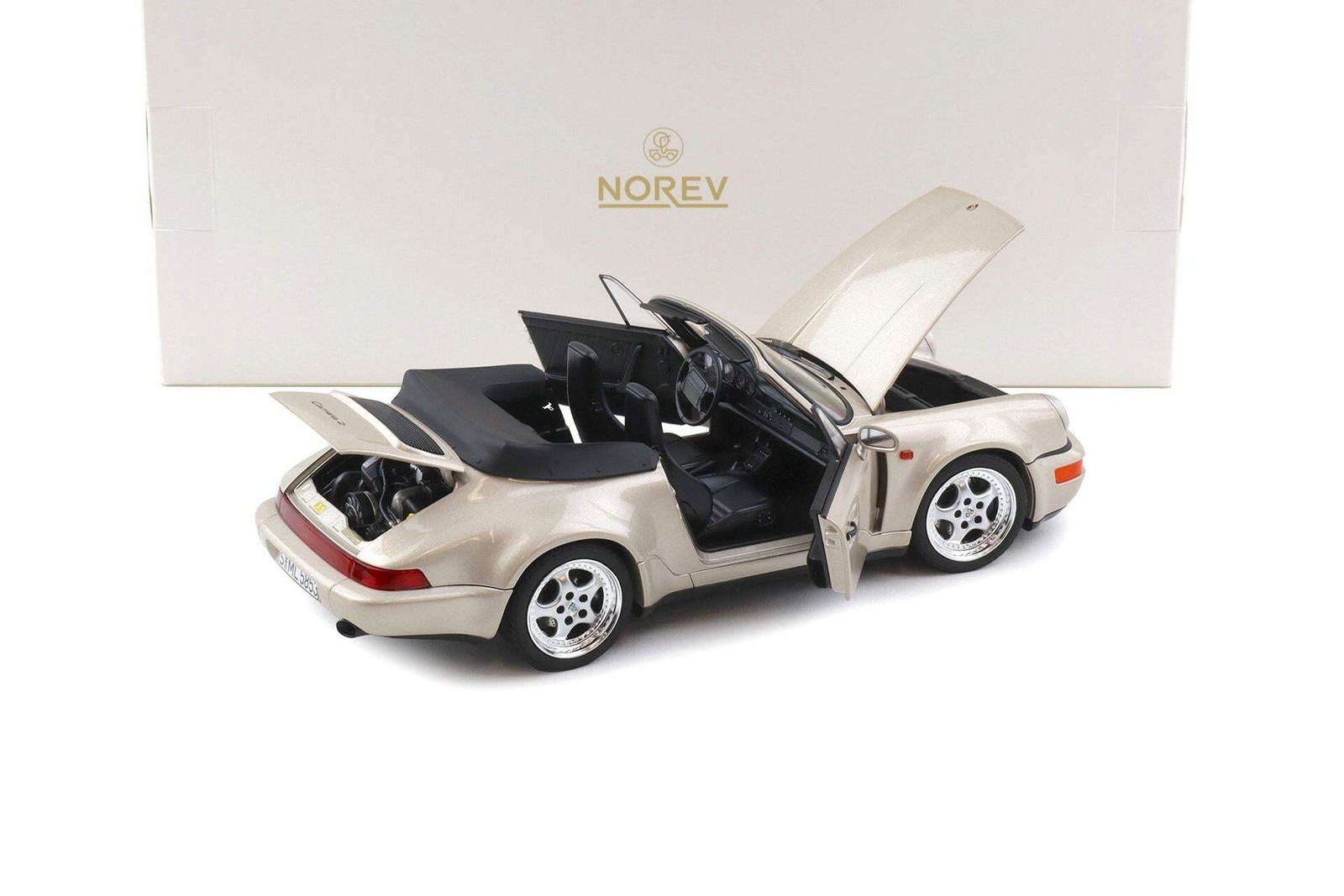 Macheta Porsche 911 Turbo Look Cabriolet 1:18 Norev 5 Macheta Porsche 911 Turbo Look Cabriolet 1:18 Norev - imagine 5