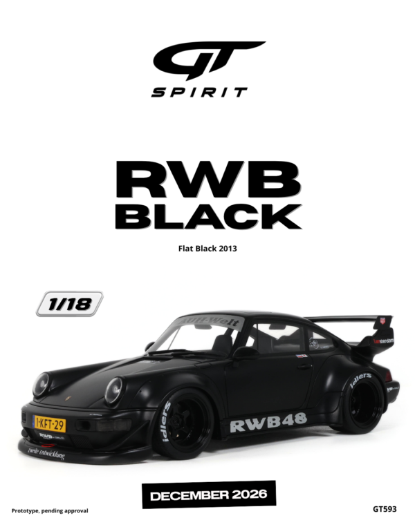 Porsche RWB Black Flat