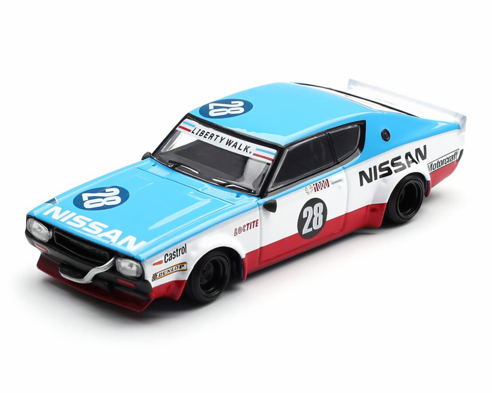 Macheta Nissan GT-R Skyline Kenmeri Liberty Walk Nissan Racing 75 Concept 2024 1:64 Mini GT