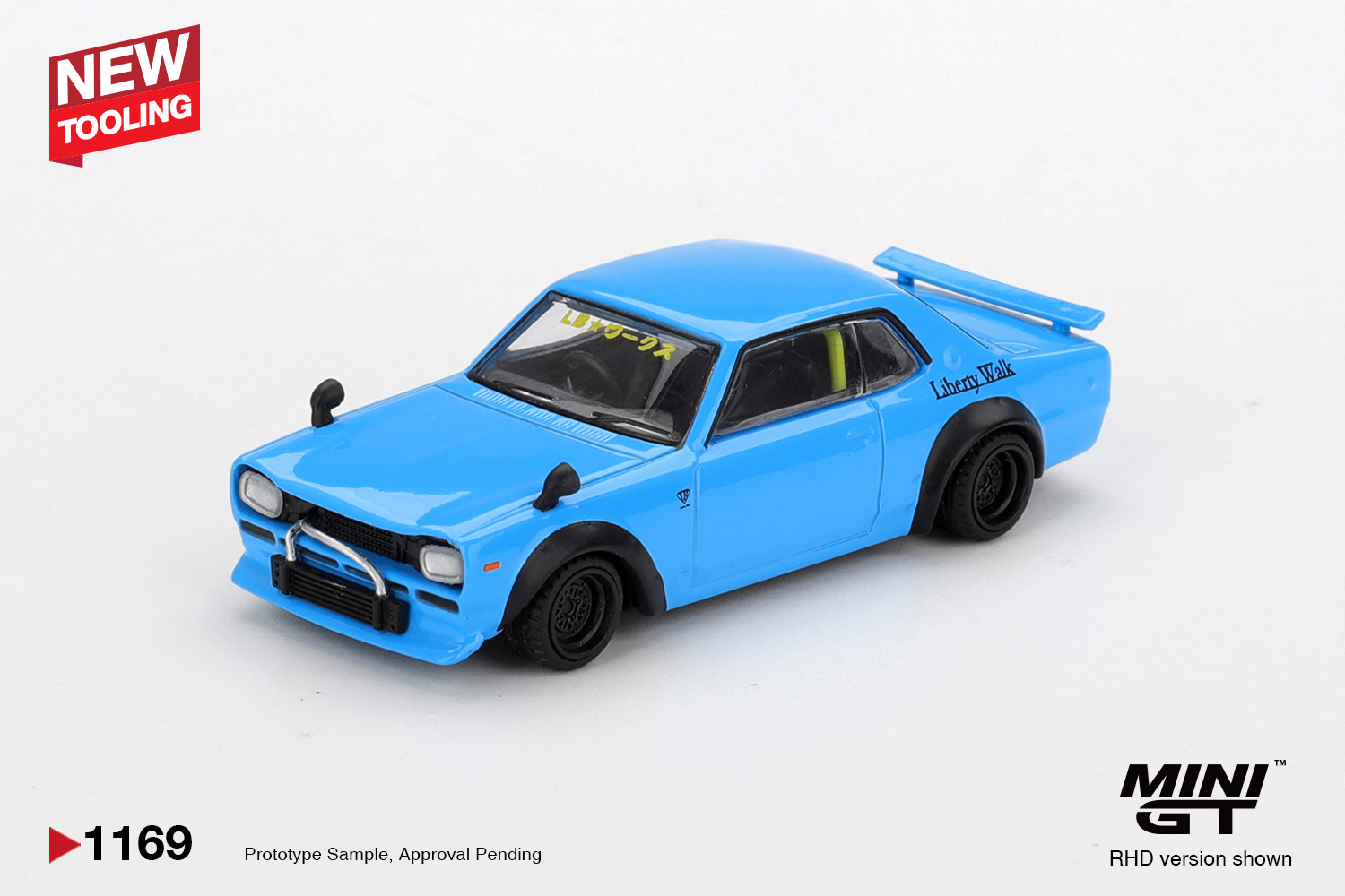 Macheta Nissan HakoSuka LB★WORKS HakoSuka 1:64 Mini GT