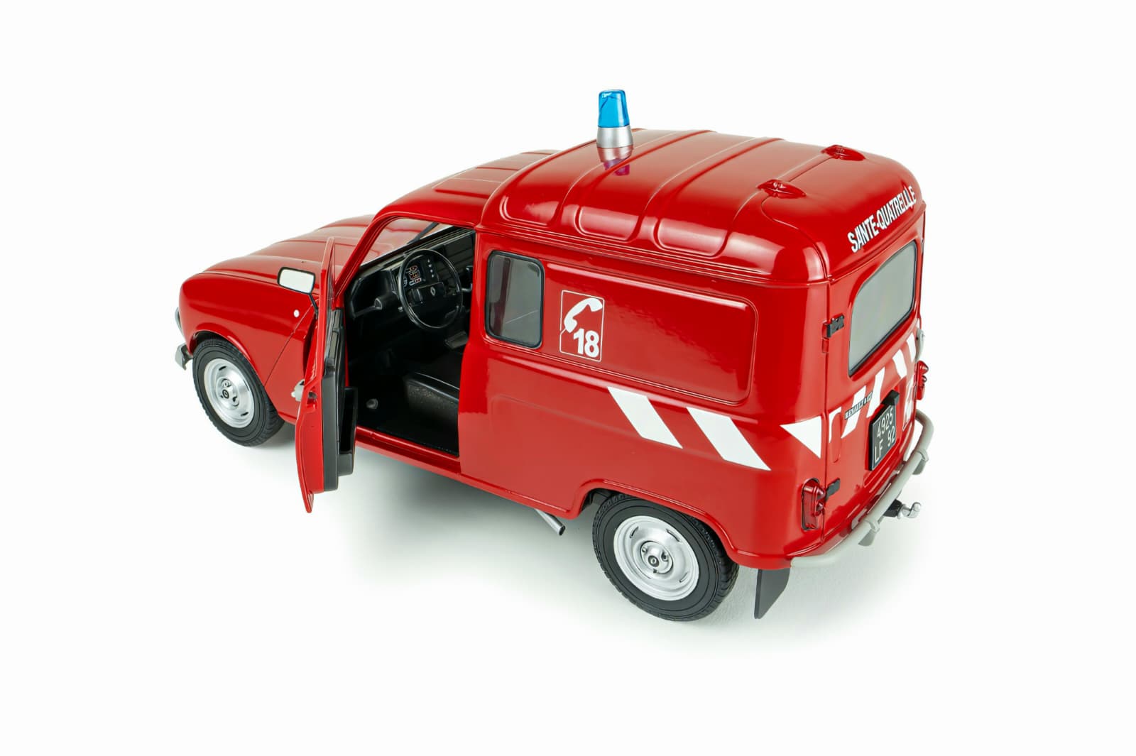 Macheta Renault 4L F4 Pompieri 1:18 Solido 7 Macheta Renault 4L F4 Pompieri 1:18 Solido - imagine 7