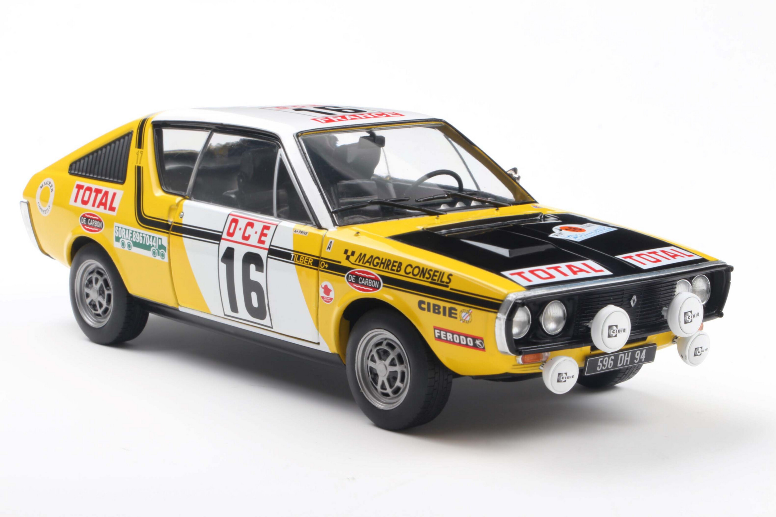 Macheta Renault 17 Ph.1 N.16 Rally du Maroc 1976 1:18 Solido 4 Macheta Renault 17 Ph.1 N.16 Rally du Maroc 1976 1:18 Solido - imagine 4