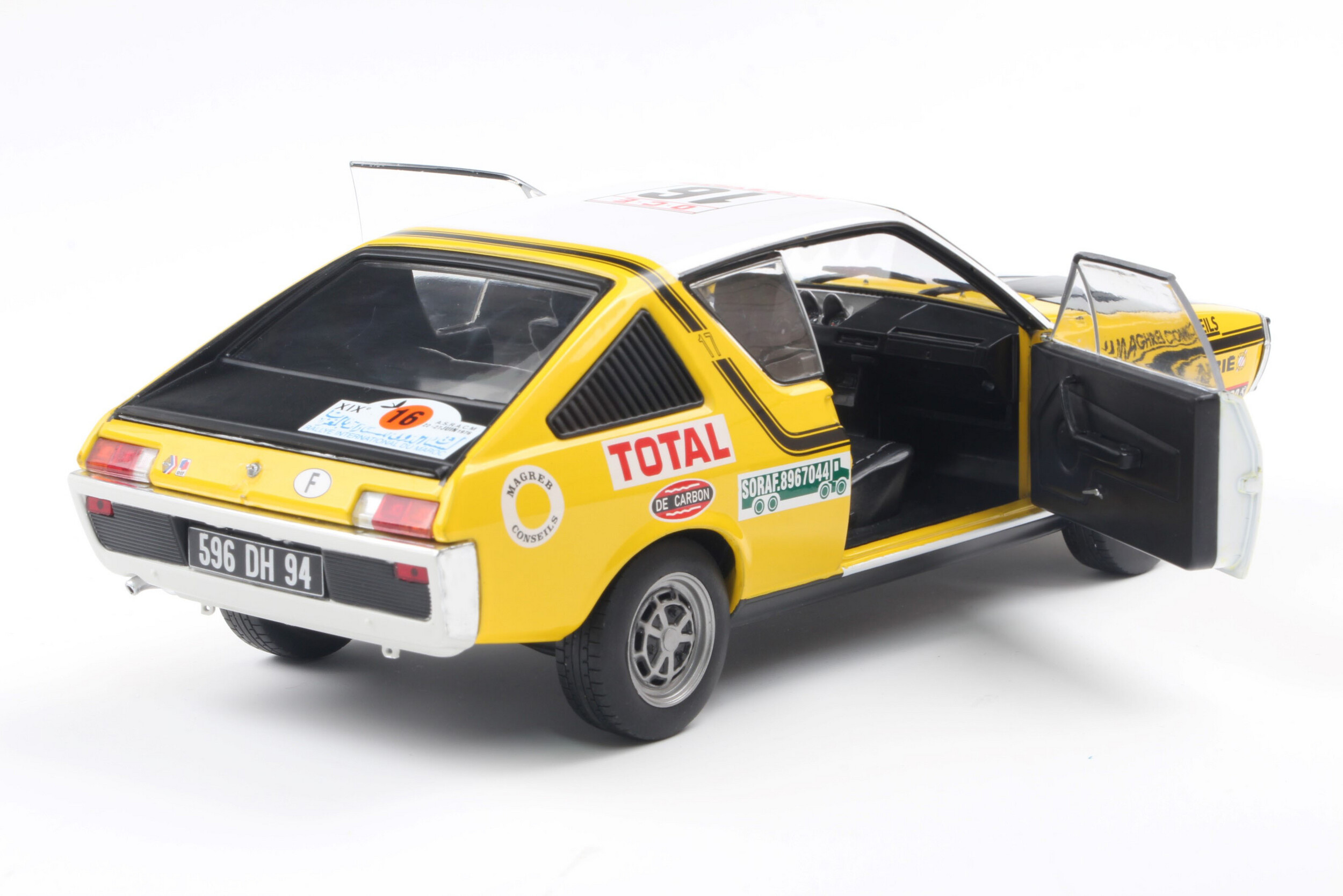 Macheta Renault 17 Ph.1 N.16 Rally du Maroc 1976 1:18 Solido 7 Macheta Renault 17 Ph.1 N.16 Rally du Maroc 1976 1:18 Solido - imagine 7