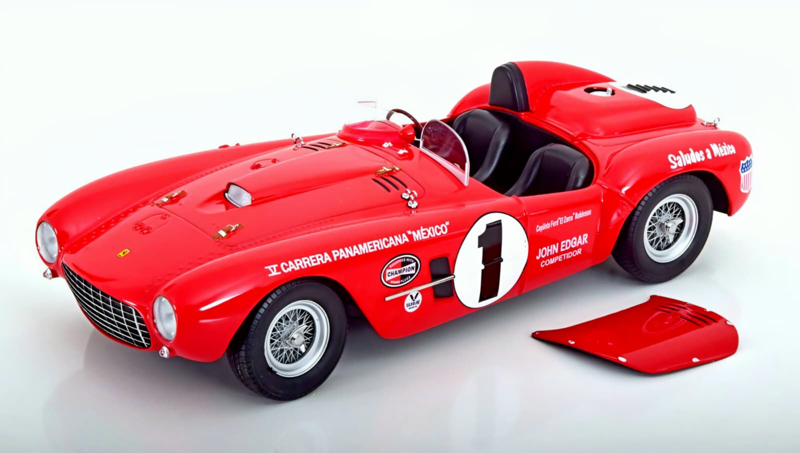 Macheta Ferrari 375 Plus No. 1 Panamericana 1:18 KK Scale 6 Macheta Ferrari 375 Plus No. 1 Panamericana 1:18 KK Scale - imagine 6