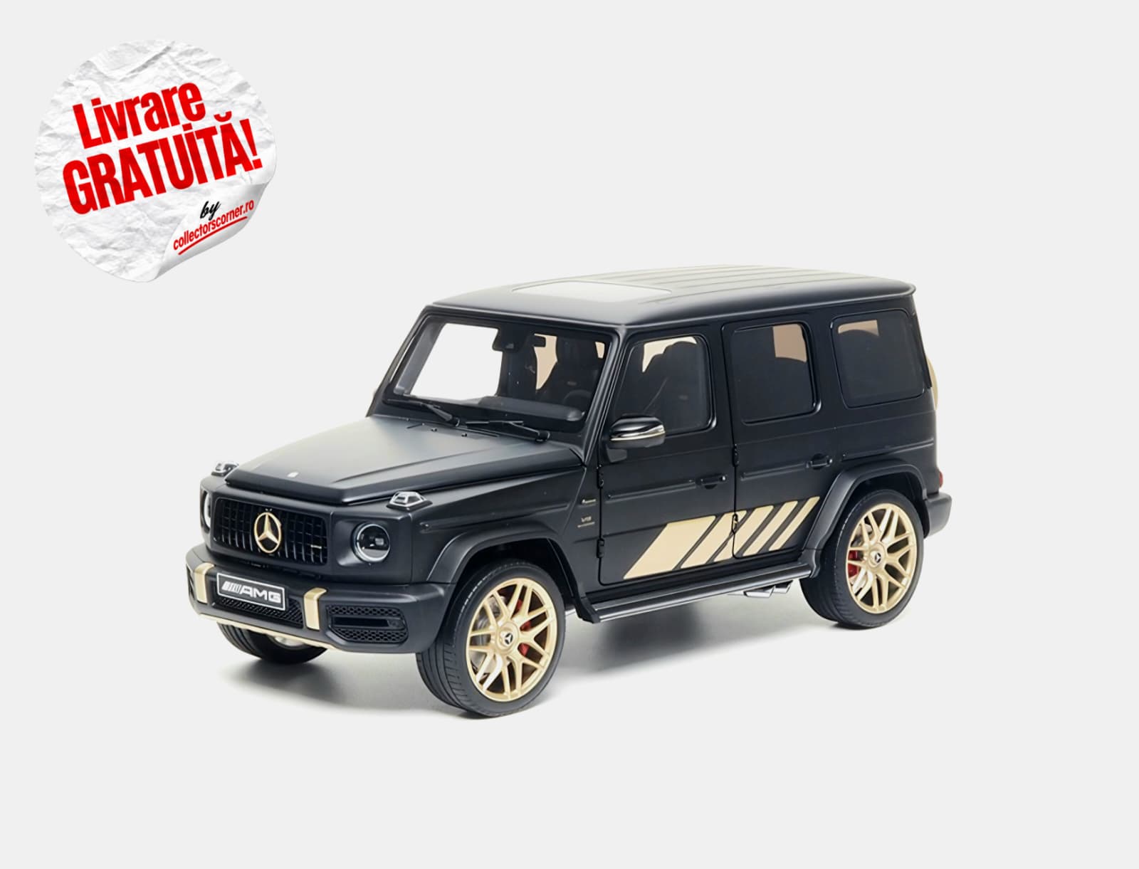 Macheta Mercedes-Benz G-Class G63 AMG (W463) V8 Biturbo Grand Edition Designo 1:18 Almost Real 1 Mercedes-Benz G-Class G63 AMG (W463) 9