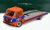 Macheta Alfa Romeo A12/F12 Transporter Auto Orange Blue 1:18 Mitica (Limited Edition)